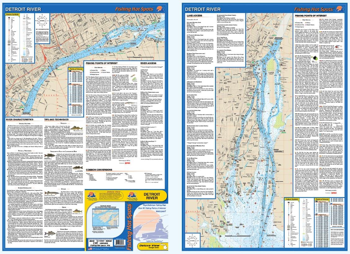 Río Detroit mapa